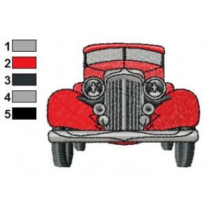 Classic Cars 11 Embroidery Design
